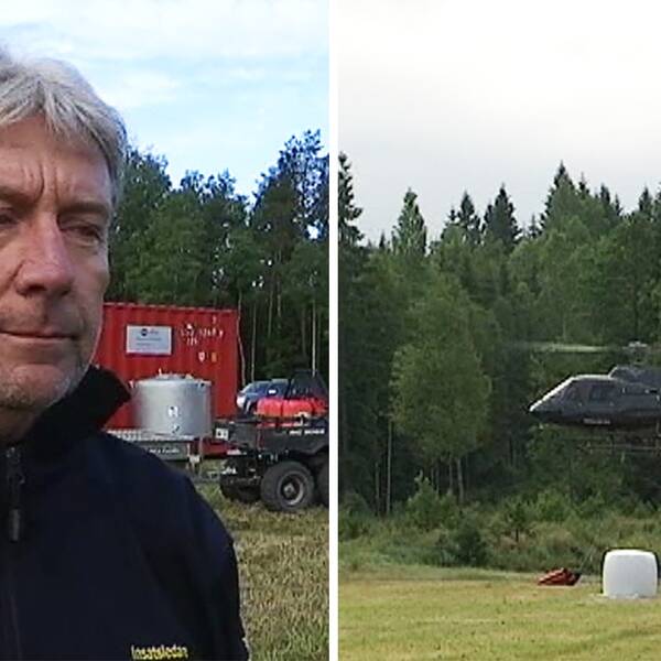 Hör räddningsledare Lars Eliasson berätta om läget