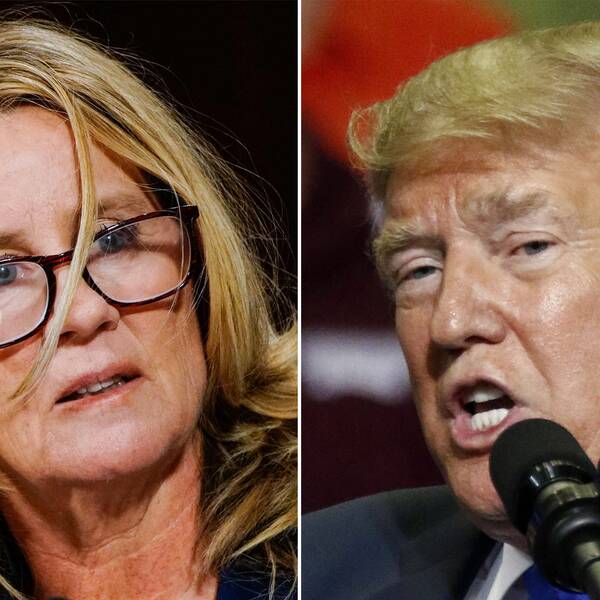 Christine Blasey Ford och Donald Trump