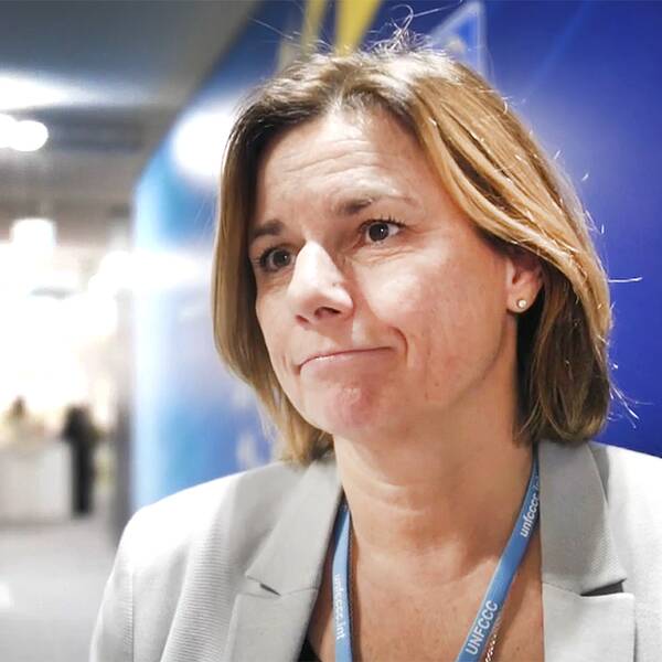 Klimatminister Isabella Lövin (MP)