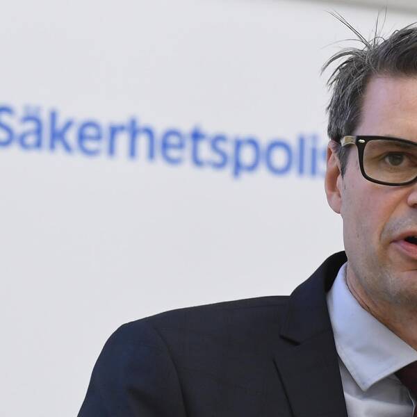 Fredrik Hallström, enhetschef för arbetet mot kontraterrorism och extremism på Säpo.