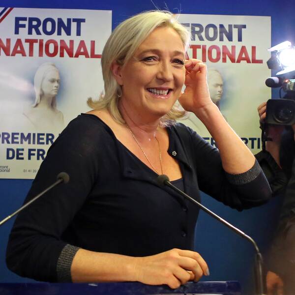 Marine Le Pen, partiledare för franska Front National.