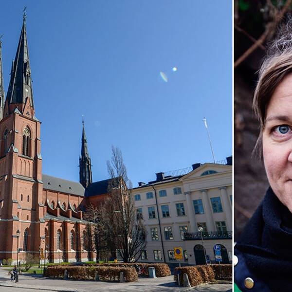 RFSL:s ordförande Ulrika Westerlund försvarar Svenska kyrkan.