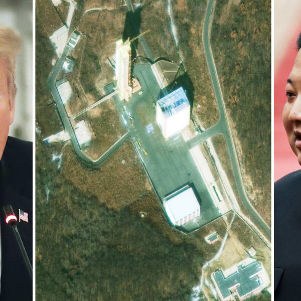USA:s president Donald Trump säger att han skulle bli väldigt besviken på Nordkoreas diktator om uppgifterna om raket- och robotanläggningen i Tongchang-ri stämmer