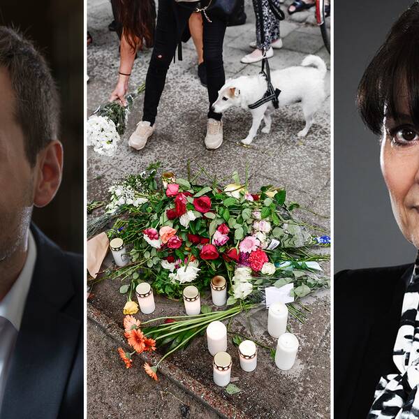 Det är oklart exakt när det dödande skottet avlossades vilket kan vara vilket kan vara en försvårande omständighet för åklagaren. På bilden syns Viktor Banke, en minnesstund för Eric Torell samt Ulrika Borg.