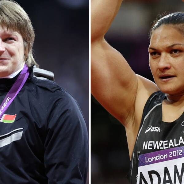Dopade Nadezjda Ostaptjuk och Valerie Adams.