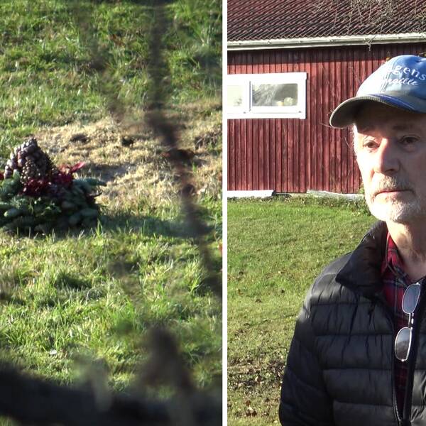 Per berättar för SVT om morgonen när han hittade en död man på sin tomt.