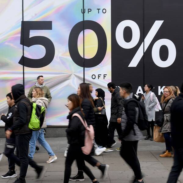Shoppinggata i London