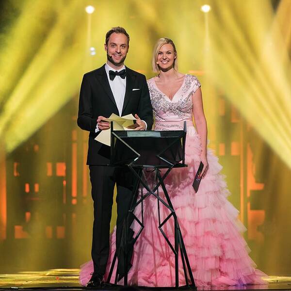 Sanna Nielsen och Robin Paulsson.