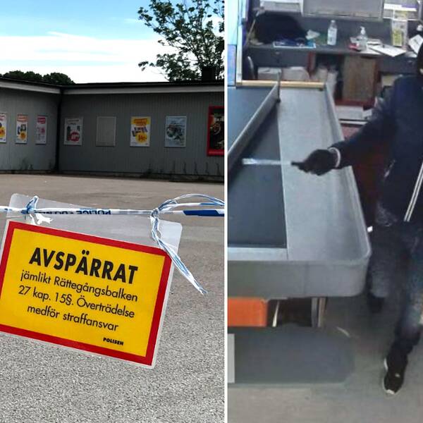 Rånet skedde mitt i natten och butiksägarna överumplades i sitt hem. De tvingades därefter ner i butiken under hot för att öppna kassaskåp.