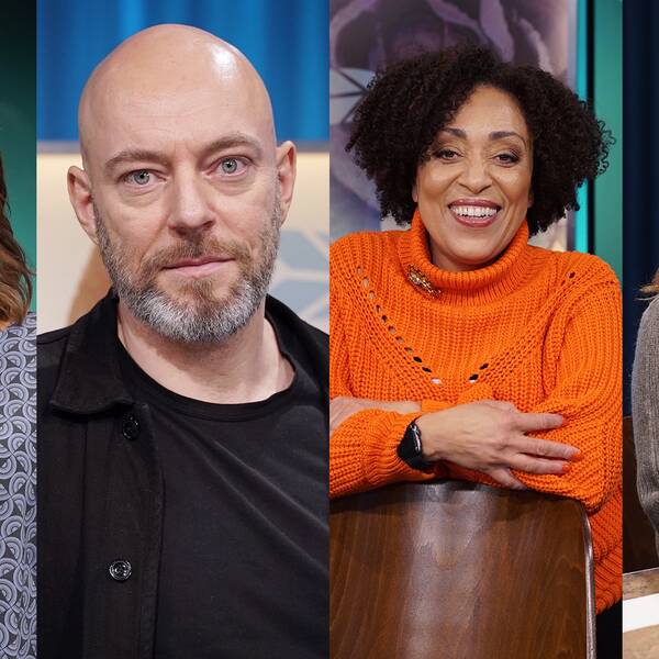 Vetenskapsjournalisten Maria Borelius, religionshistorikern David Thurfjell, teaterchefen Fransesca Quartey och läkaren Karin Granberg.