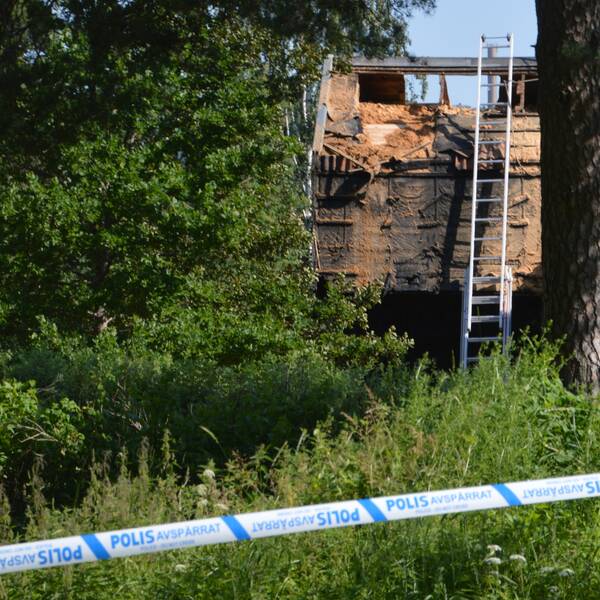 Brand i hus i Sörby i Örebro den 2 juli 2021.