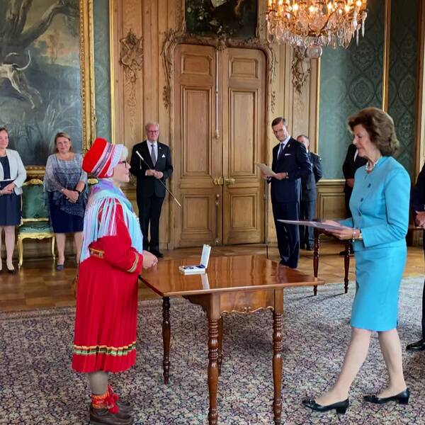 Britta Marakatt Labba får Prins Eugen medaljen