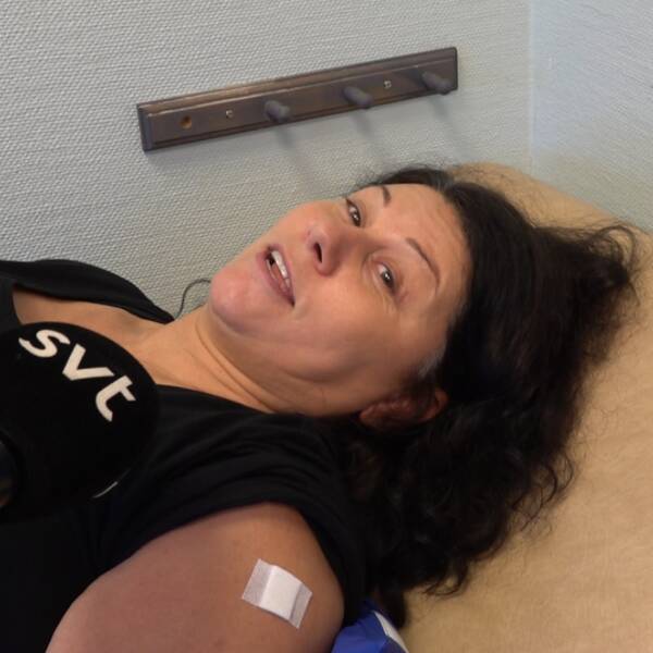 När kassörskan på mataffären tipsade om drop in-vaccination på hälsocentralen åkte Sofie Söderling direkt upp och tog sprutan – innan hon hann ångra sig.