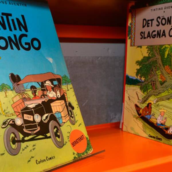 ”Tintin i Kongo” sålde mycket bättre än vanligt i samband med förra veckans rasismdebatt.