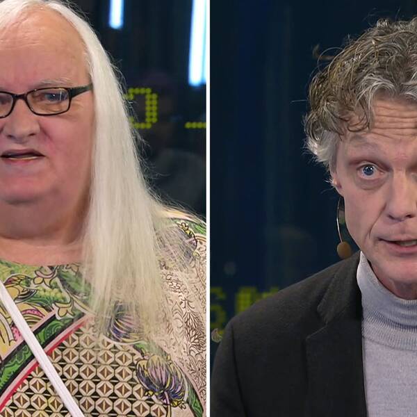 Maria Hansson, transaktivist, och Mikael Landén, psykiatriprofessor.