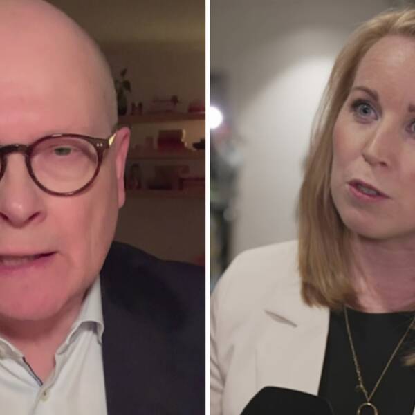 Mats Knutson och Annie Lööf (C).