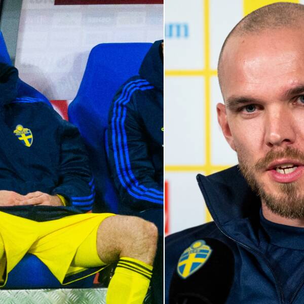 Marcus Danielson deppar efter förlusten mot Polen.