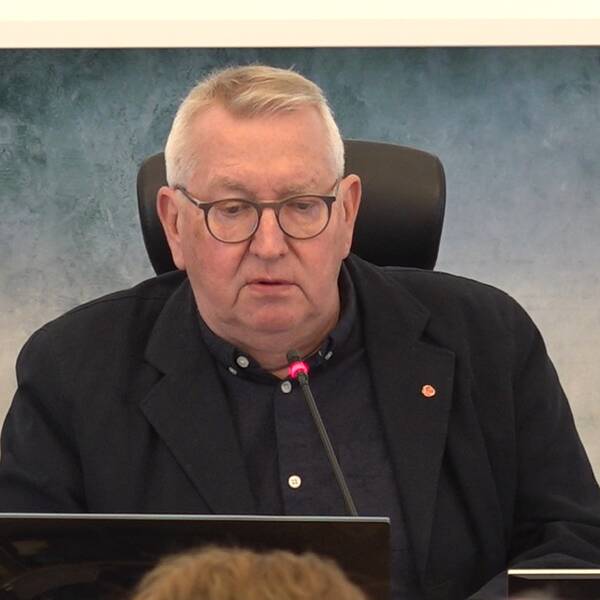 Regionfullmäktiges ordförande Jan-Olov Häggström (S).