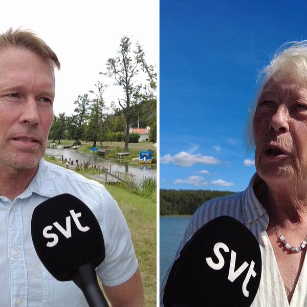 Erik Malmros (MP) och Inga-Lill Östlund (L)