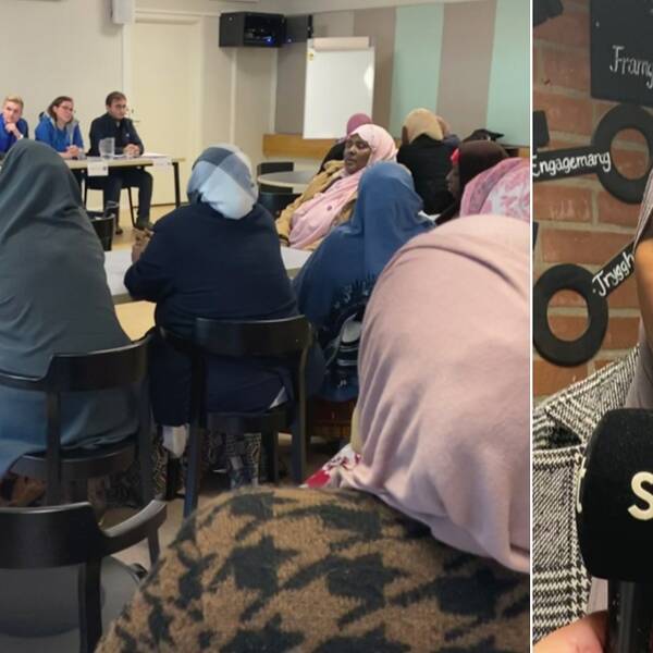Politisk debatt i Bredsand, Sabah Abdi Ali.