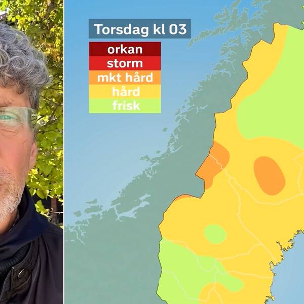 SVT:s meteorolog Pererik Åberg berättar om höstrusk på väg in.