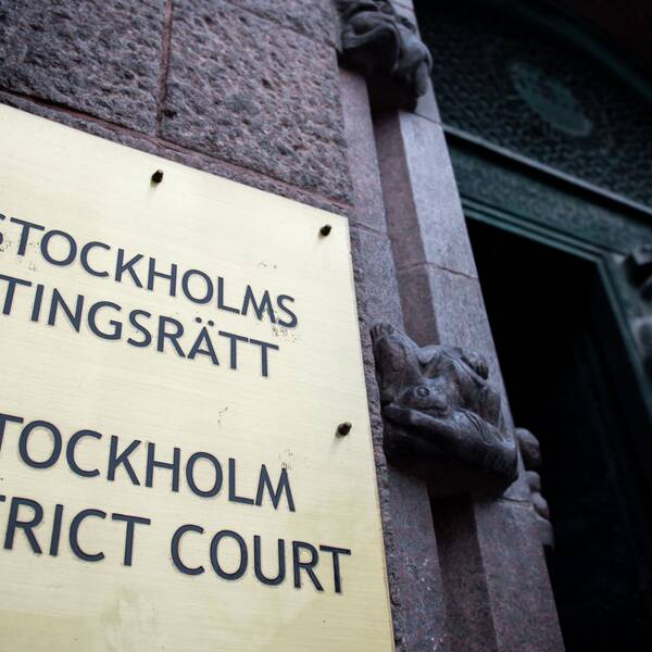 Bild på exteriören vid Stockholms tingsrätt.