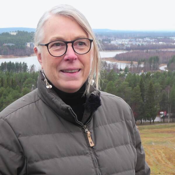 Stina Almkvist, Region Norrbotten, intervjuas av SVT om de stora utmaningar som väntar för att möta industrisatsningarna i länet.