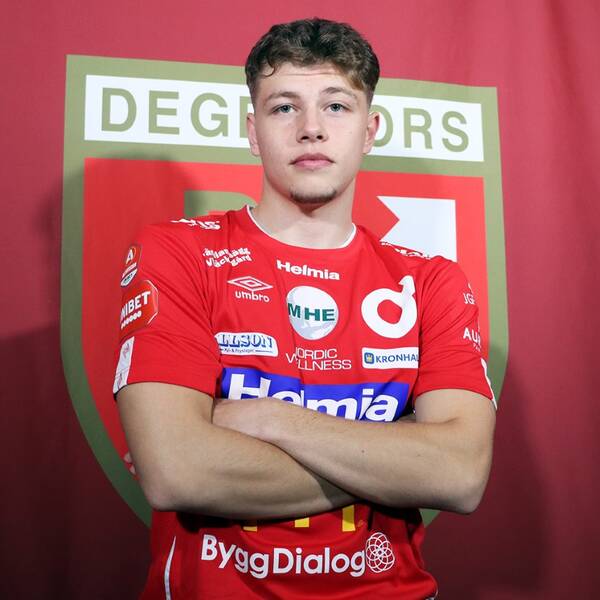 21-åriga anfallaren Gustav Lindgren har skrivit på ett treårsavtal med Degerfors IF.