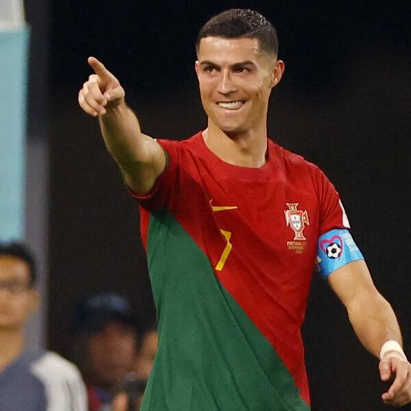 Cristiano Ronaldo blev historisk efter målet mot Ghana.