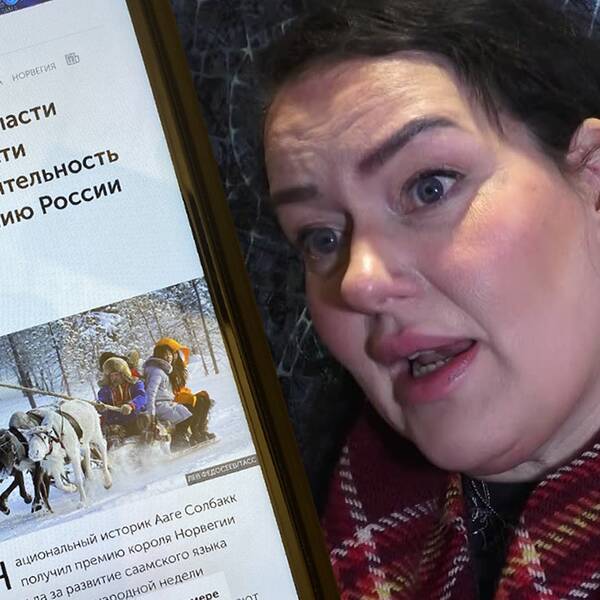 I klippet: Silje Karine Muotka, Sametingets president i Norge, om vad som påstås om henne i ryska medier.