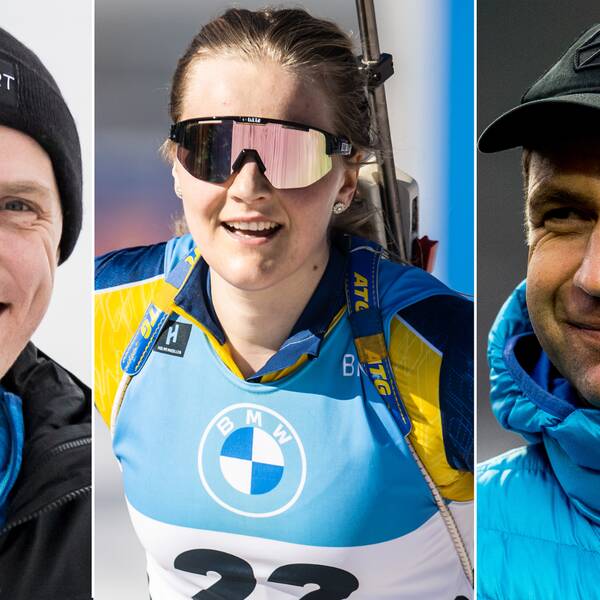 Björn Ferry, Stina Nilsson och Ole Einar Björndalen
