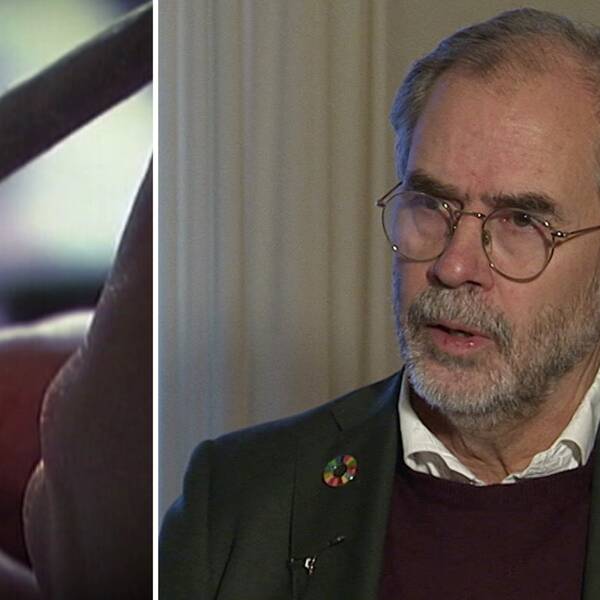 Bild på cigarett som tänds och bild på en man. Mannen heter Georg Andrén och är Värmlands landshövding. Efter SVT:s reportage om narkotikan i Värmland vill han nu leda kampen mot knarket.