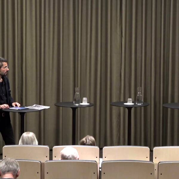 Moderator German Bender, utredningschef Arena Idé och Elisabeth Lindberg, doktorand i ekonomisk historia.