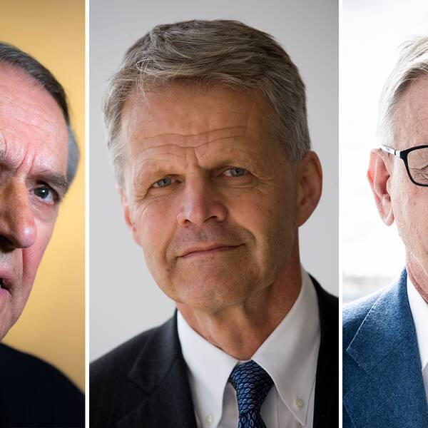 Jan Eliasson, Anders Lidén och Carl Bildt.