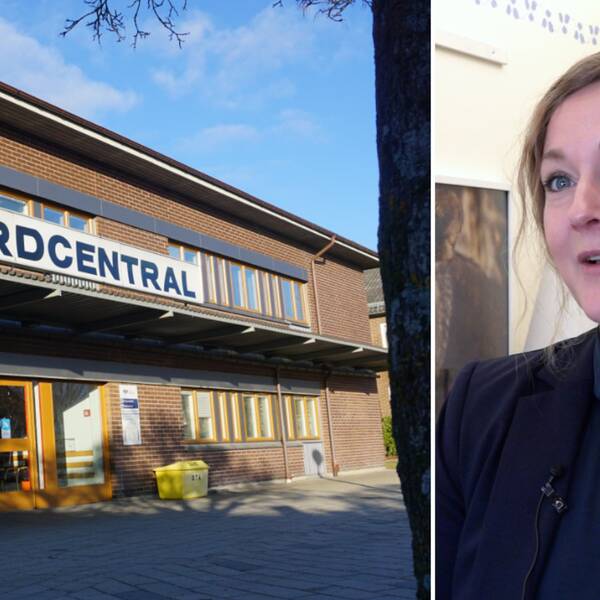 En bild på Rödeby vårdcentral och avdelningschefen Anna-Karin Larsson som berättar om hur man löste läkarflykten. 