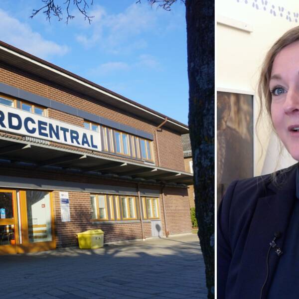 En bild på Rödeby vårdcentral och avdelningschefen Anna-Karin Larsson som berättar om hur man löste läkarflykten.