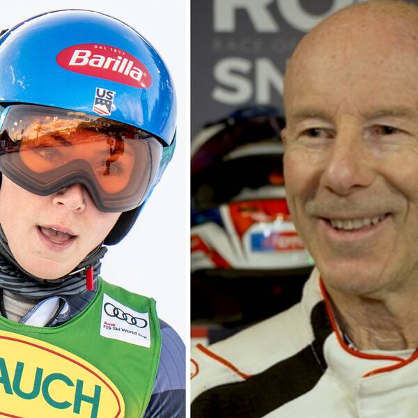 Mikaela Shiffrin och Ingemar Stenmark.