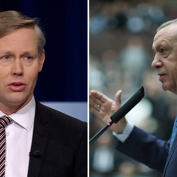 Magnus Christiansson och Recep Tayyip Erdogan.