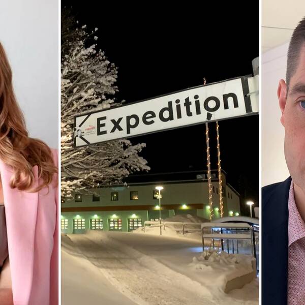 Föreläsaren Elin Ribjer, Parkskolan i Örnsköldsvik, gymnasieskolans verksamhetschef Anderas K Johansson.