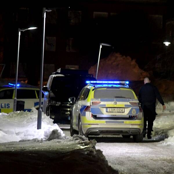 Polisrazzia i Sundsvall.
