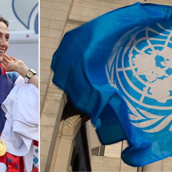 FN vill se ryska idrottare, som Maria Lasitskene, i OS.