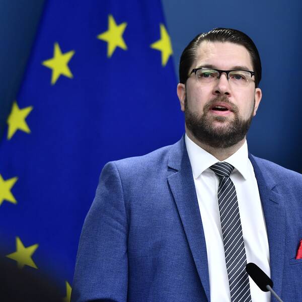 Sverigedemokraternas partiledare Jimmie Åkesson.