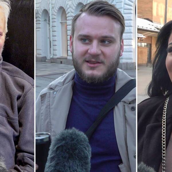 Två män och en kvinna i bild.