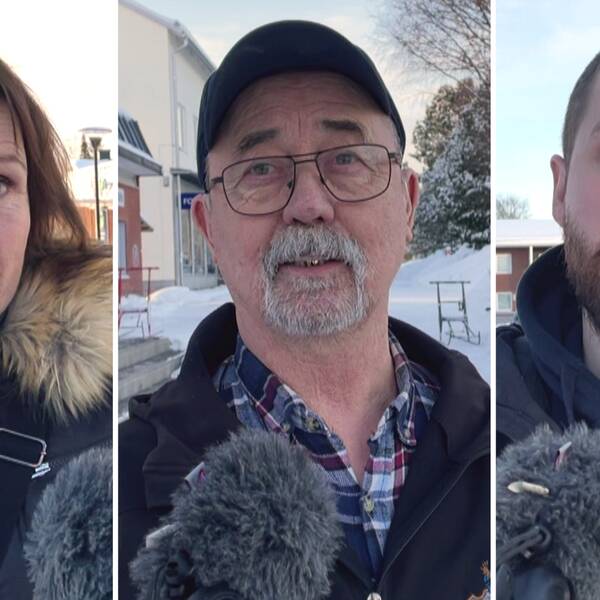 Anna-Lena Östling (Råneå), Bo Eriksson (Vitå) och Daniel Wollbro (Råneå) om att badhuset i Råneå utanför Luleå kan läggas ned.