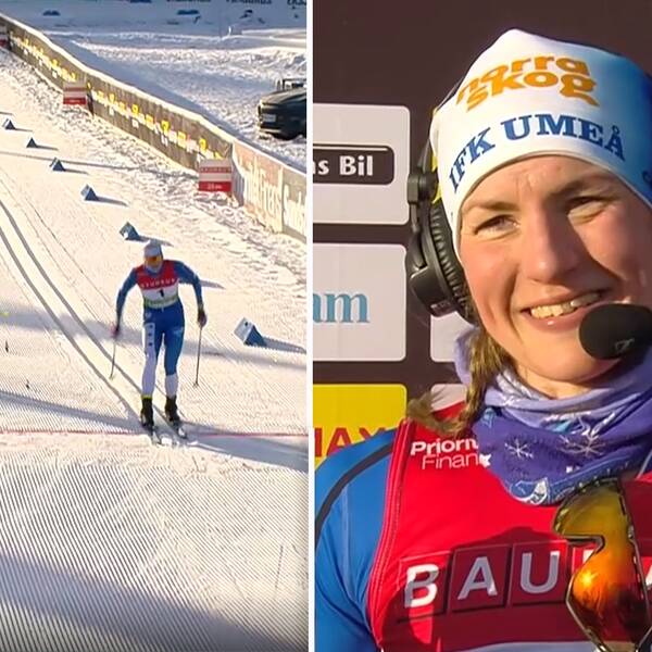 Linn Sömskar vann SM-guldet i Skövde efter spurt mot Anna Dyvik.