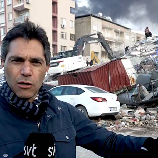 Hör korrespondent Samir Abu Eid om det senaste kring katastrofen