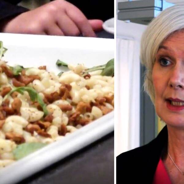 Skolmat och Pernilla Berg, verksamhetsutvecklare inom måltidsverksamheten i Örebro kommun.
