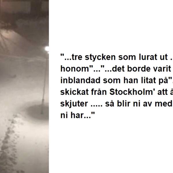 Dödsskjutningen i Nacksta i Sundsvall 2019.