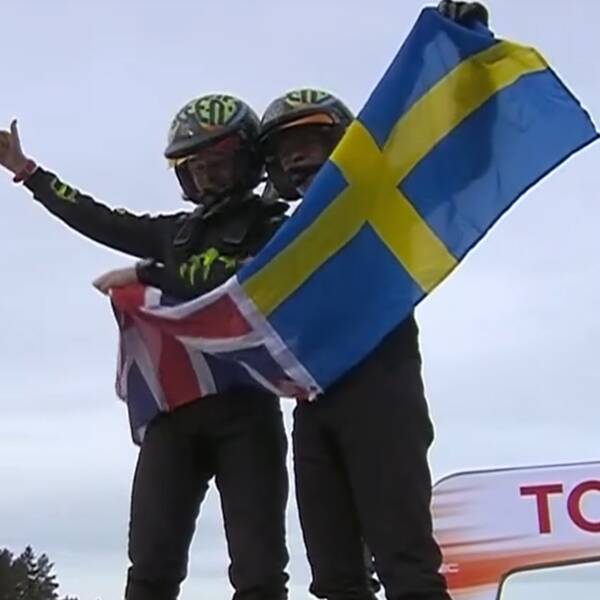Oliver Solberg tog första VM-segern i WRC2