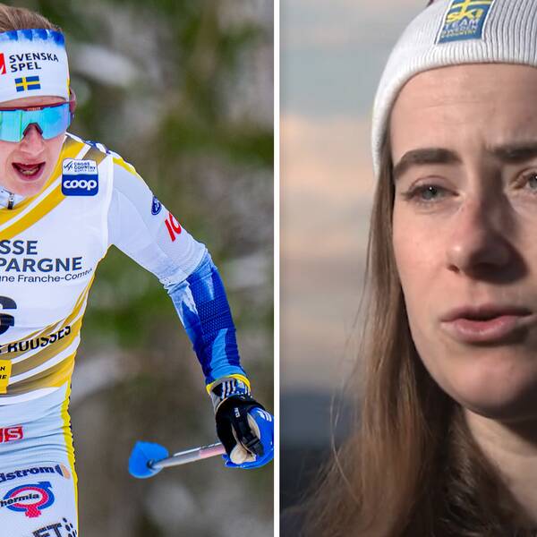 Ebba Andersson är ett av de svenska medaljhoppen inför lördagens skiathlon.